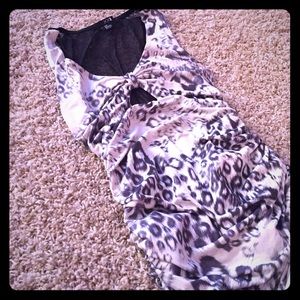 Forever 21 Small Leopard Mini Dress