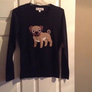 Adorable pug sweater