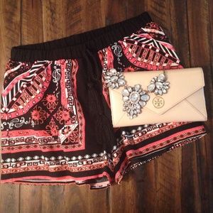 Gorgeous patterned shorts.  Never worn.