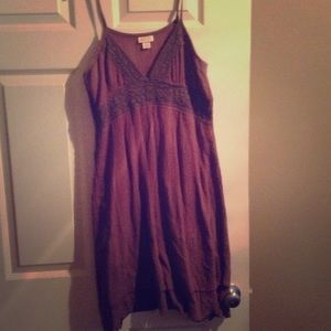 Brown summer dress