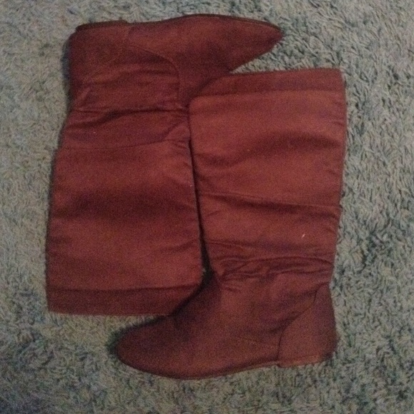 Gray boots