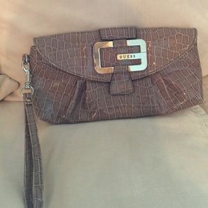 Guess wristlet purse
