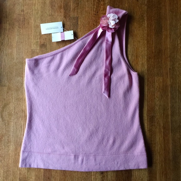 Banana Republic One Shoulder Knit Top