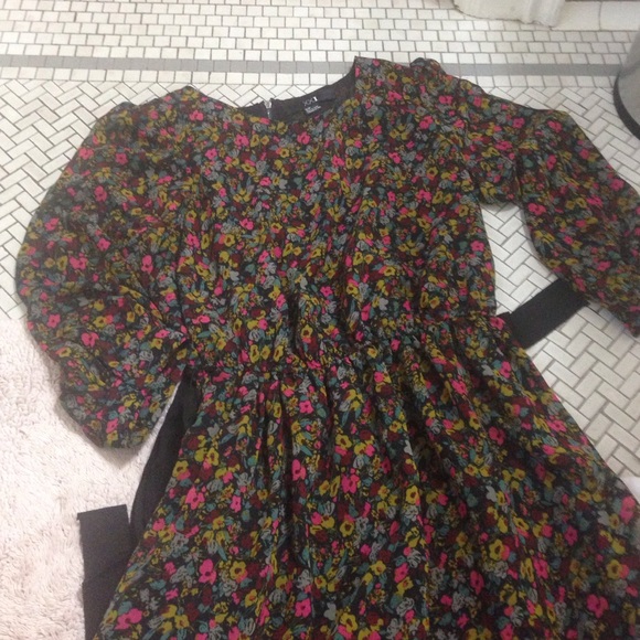 flower patterned dress