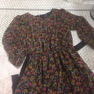 flower patterned dress