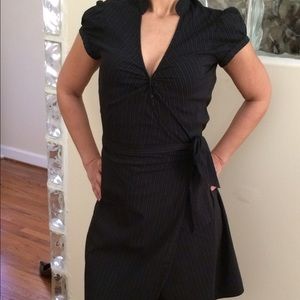 Express pinstripe wrap dress. Size small