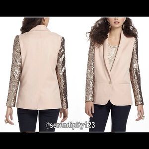 Anthropologie Glitzen Frame Blazer –  0 PETITE/NWT