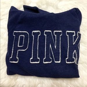 PINK Navy Blue Sweatshirt