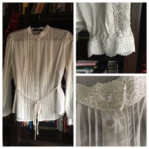 Gorgeous 100% Cotton Georgian Blouse