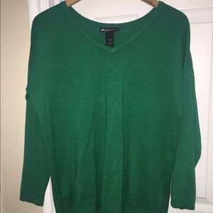 Lane Bryant green sweater size 16