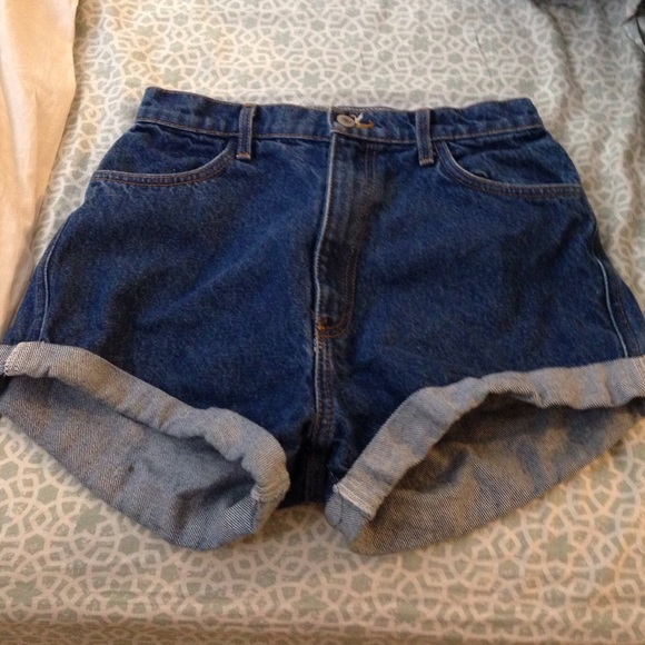 Brandy Melville Pants - Brandy Melville John Galt Cuffed Denim Short