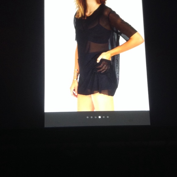 Black UO sheer top