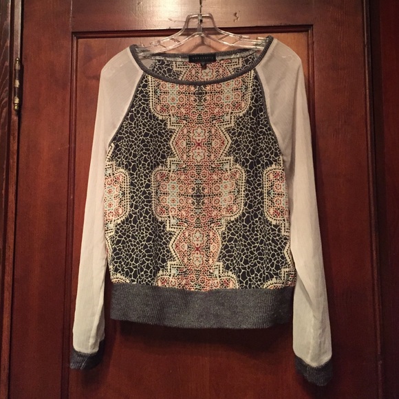 Sheer Sanctuary Sweatshirt-Style Top