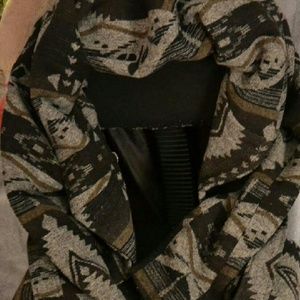 Brown Tribal Heavy Coat