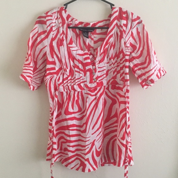 Quarter sleeve blouse