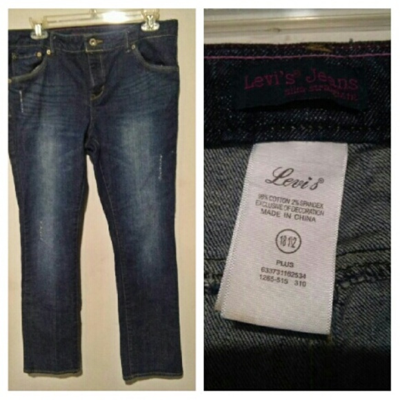 💛 Womens or Girls Size 18 1/2 Levi Jeans