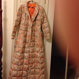 Eddie Bauer down robe.