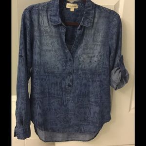 Cloth & Stone chambray popover