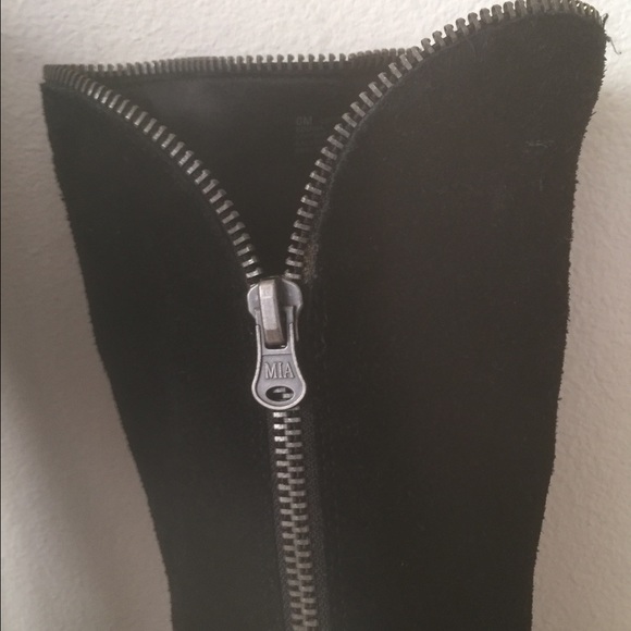 Suede zipper boots - Picture 3 of 3