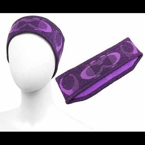 Coach Purple Head Band