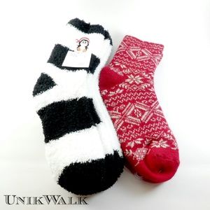 Fun Penguin Fuzzy Sock Bundle! 3 pairs