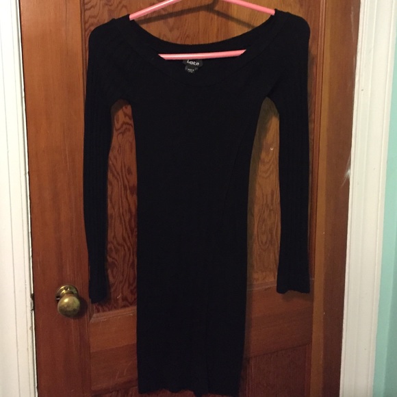 bebe Dresses & Skirts - Bebe black sweater dress P/S