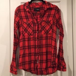 Hurley The Wilson Plaid Woven Shirt in Red
