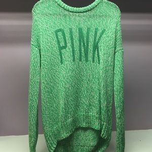 Pink knit sweater