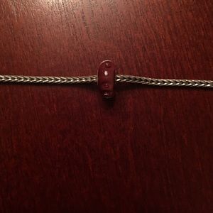 Authentic Trollbeads Brown Glass Bead