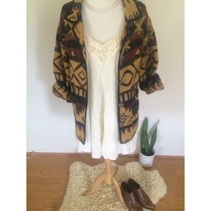 Cream camisole lace dress.