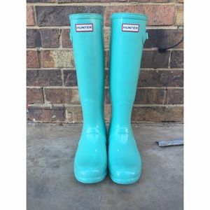 Mint hunter boots for @megan0114