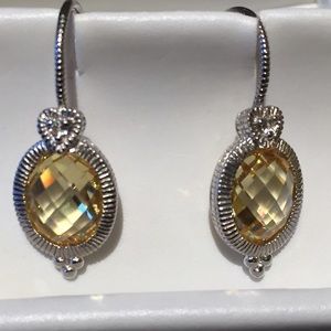 Canary Yellow Drop Earrings