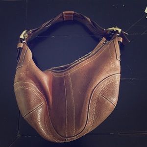 Coach purse brown leather