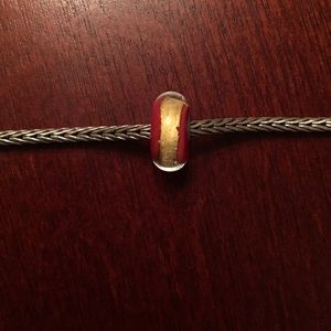 Authentic Trollbeads Root Charka Glass Bead