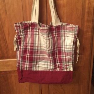 Plaid fabric bag