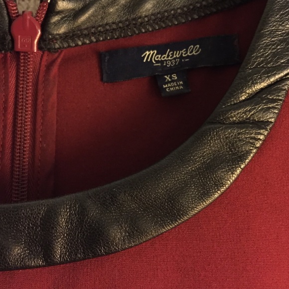 ️🚫SOLD IN BUNDLE🚫 MADEWELL Leather Trim Dress - Picture 3 of 4