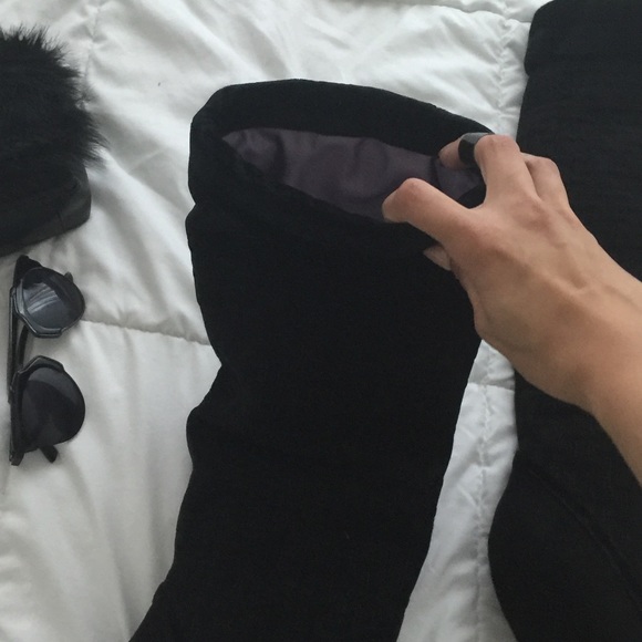 Yves Saint Laurent  suede knee high boots - Picture 2 of 4