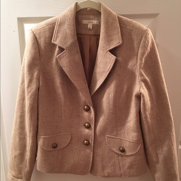 Tan Tweed Blazer