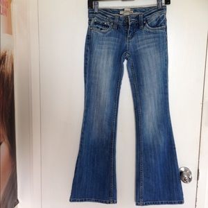 Charlotte Russe refuge flare leg blue jeans