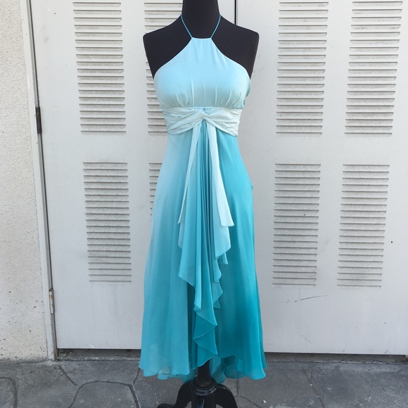 BCBG Max Azria Silk Ombré Dress