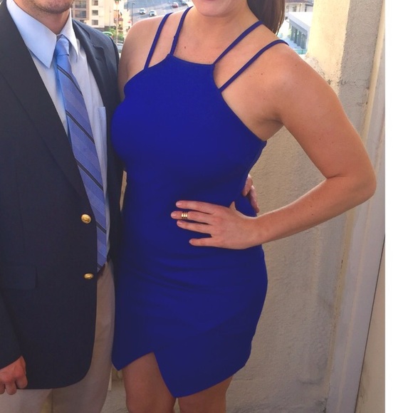 Lulu's Cobalt Blue Formal Dress