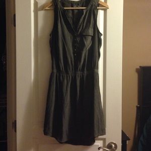 Army green tunic dress