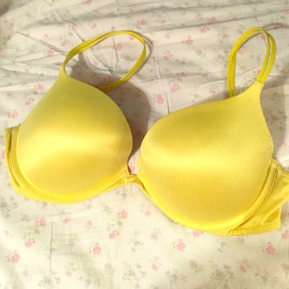 Victoria's Secret bra yellow 38D