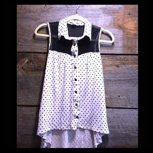 Polka dot tank top