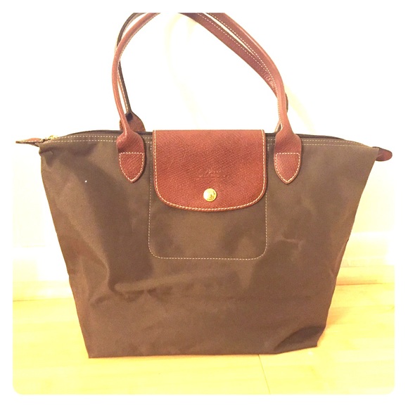 Longchamp bag Le Pliage Medium Shoulder Bag Olive