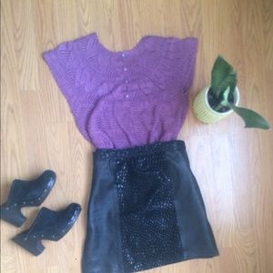 Lilac crochet top