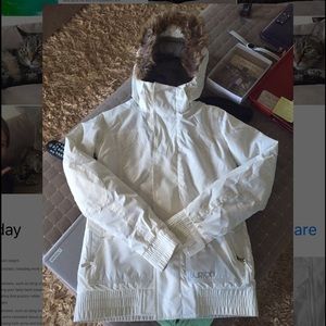 Burton Dryride Snowboard Jacket with fur trim