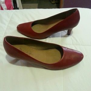 Dark Red Heels