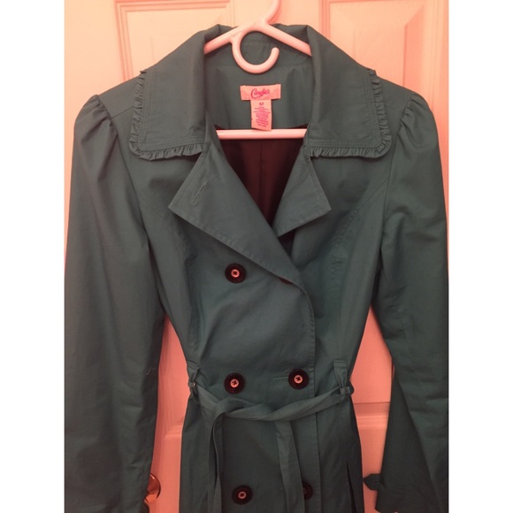 Greenish blue coat