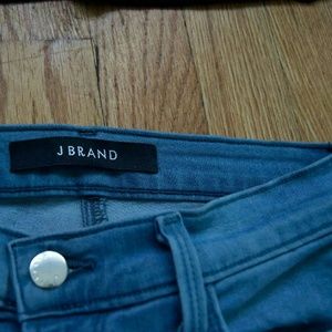 J Brand Mid-waist Indigo Skinny Jeans
